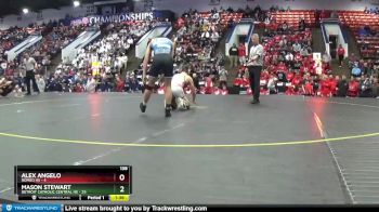 138 lbs Semifinals (8 Team) - Mason Stewart, Detroit Catholic Central HS vs Alex Angelo, Romeo HS