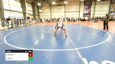 145 lbs Round Of 128 - Blake Butler, VA vs Kealan Sieni, FL