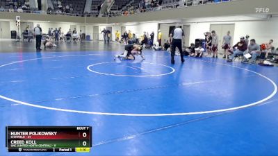 160 lbs Semis & 1st Wrestleback (8 Team) - Creed Koll, UNC (United North Central) vs Hunter Polikowsky, Chatfield