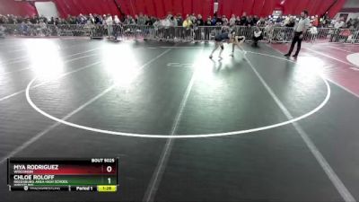 106 lbs Quarterfinal - Mya Rodriguez, Wisconsin vs Chloe Roloff, Reedsburg Area High School Wrestling