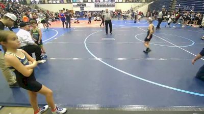 61 lbs Round Of 16 - Kage Fawcett, Springdale Youth Wrestling Club vs Hudson Jones, Bentonville Wrestling Club