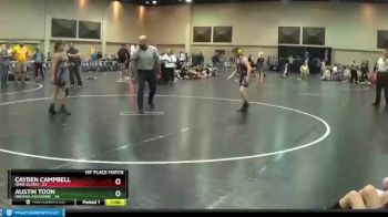 116 lbs Finals (2 Team) - Austin Toon, Indiana Assassins vs Cayden Campbell, Iowa Silver
