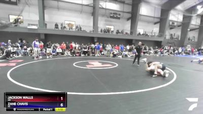 132 lbs Cons. Round 3 - Jackson Walls, OR vs Zane Chavis, SC