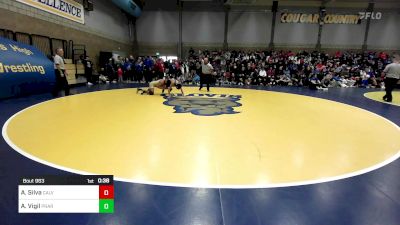 116 lbs 7th Place - Aaron Silva, Calvary Chapel-Santa Ana vs Ane`e Vigil, Prarie View (CO)