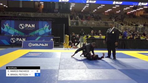 CAIO MARCO PACHECO RODRIGUES vs ROBSON BRASIL FEITOZA 2024 Pan Jiu Jitsu IBJJF Championship