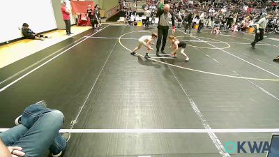 58 lbs Consolation - Hanna Lollis, Sperry Wrestling Club vs Parker Hobbs, Salina Wrestling Club