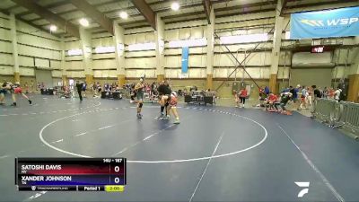 187 lbs Quarterfinal - Satoshi Davis, NV vs Xander Johnson, TN