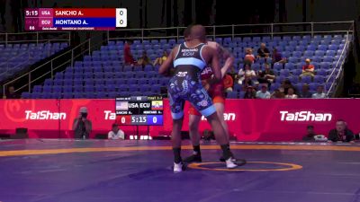 67 kg Gold - Alejandro Sancho, USA vs Andres Montano, ECU