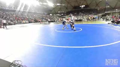 3A 132 lbs Champ. Round 1 - Braxton Smith, Mead vs Carter Chadwick, Central Kitsap