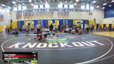 138 lbs Round 5 (8 Team) - Kyle Yasses, Griffin Fang vs Hunter Adams, OutKast WC