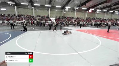 54 lbs Semifinal - Stephen Routt, Stout Wrestling Academy vs Sebastian Castillo, Takedown Elite