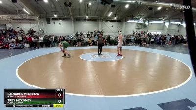 215 lbs Champ. Round 2 - Trey McKinney, Pueblo County vs Salvador Mendoza, Pueblo Centennial