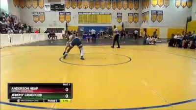 145 lbs Quarterfinal - Anderson Heap, Osceola (Kissimmee) vs JEREMY GRADFORD, Newsome