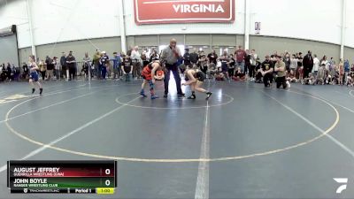 77 lbs Cons. Round 4 - John Boyle, Ranger Wrestling Club vs August Jeffrey, Guerrilla Wrestling (GWA)