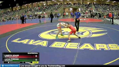 77 lbs Quarterfinal - Lucas Forman, Nevada Elite vs Landyn Adams, Salem Elite Mat Club