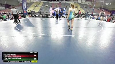 145 lbs Quarterfinal - Valerie Hamilton, SOT-C vs Clare Waite, Team Idaho Wrestling Club