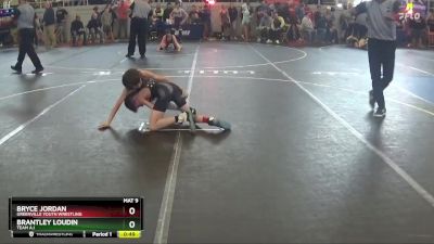 76 lbs Quarterfinal - Bryce Jordan, Greenville Youth Wrestling vs Brantley Loudin, Team A.I