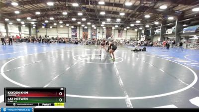 88 lbs Rd# 4- 2:00pm Friday Final Pool - Laz McEwen, POWA vs Kayden Khim, Cali Red