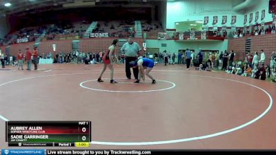 125 lbs Cons. Round 2 - Sadie Garringer, Jay County vs Aubrey Allen, Gopher Wrestling Club