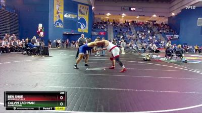 285 lbs Cons. Round 7 - Ben Shue, Bergen Catholic vs Calvin Lachman, Quakertown