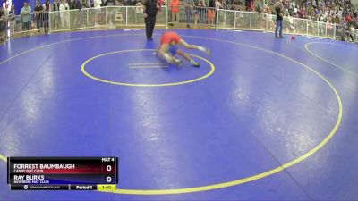 126 lbs Cons. Round 2 - Forrest Baumbaugh, Canby Mat Club vs Ray Burks, Newberg Mat Club