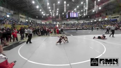 46 lbs Quarterfinal - Casey Kop, Montezuma Cortez Wrestling Club vs Kaleb Millz, Pomona Elite