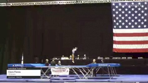 Ciera Flores - Individual Trampoline, TG Sports - 2021 USA Gymnastics Championships