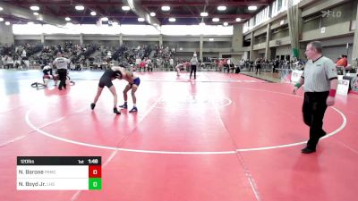 120 lbs Round Of 16 - Nicholas Barone, Paramus Catholic vs Nathaniel Boyd Jr., Lyndhurst/NA