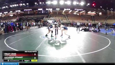 145 lbs 3rd Place Match - Finley Craig, Summit High School vs Katherine Stewart, Bartram Trail