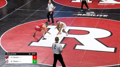 157 lbs Consolation - Garrett Model, Wisconsin vs Elijah Cleary, Ohio State