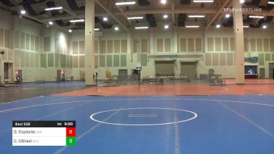 Prelims - Gino Esposito, North Carolina vs Colston Diblasi, George Mason