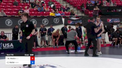 65 kg Round 2 - Wyatt Medlin, Illinois Regional Training Center/Illini WC vs Colton Weiler, Askren Wrestling Academy