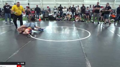 95 lbs Final - Logan Hartzell, Rebellion Uprising vs Isaac Brown, Donahue Wrestling Academy