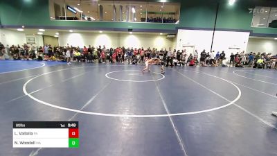 60 lbs Consi Of 16 #2 - Logan Vallalla, PA vs Nicolas Woodall, MA