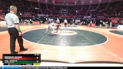 2A 182 lbs Cons. Semi - Brennan Houser, Mahomet (M.-Seymour) vs Phil Shaw IV, Danville (H.S.)