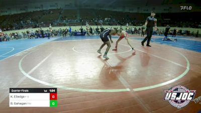 73 lbs Quarterfinal - Kale Elledge, F-5 Grappling vs Bj Gahagan, Pin-King All Stars