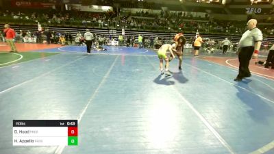 110 lbs Consolation - Daniel Hood, Predators vs Hunter Appello, Frost Gang