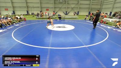 106 lbs Round 1 (8 Team) - Jayden Grijalva, Kansas Red vs Eddie Hufnagel, New Jersey