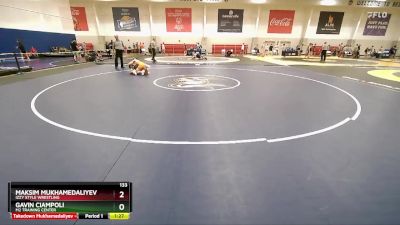 133 lbs Round 3 - Maksim Mukhamedaliyev, Izzy Style Wrestling vs Gavin Ciampoli, M2 Training Center