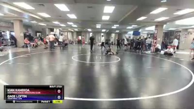 94 lbs Round 2 - Kian Kanekoa, Southern Idaho Wrestling Club vs Gage Loftin, Team Real Life