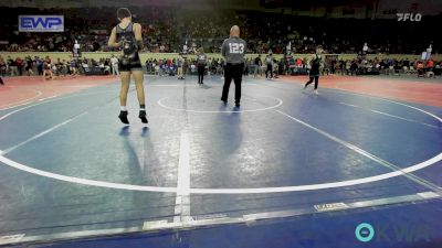 96 lbs Round Of 16 - Zayde Holmes, HBT Grapplers vs Carson Bowline, Coweta Tiger Wrestling