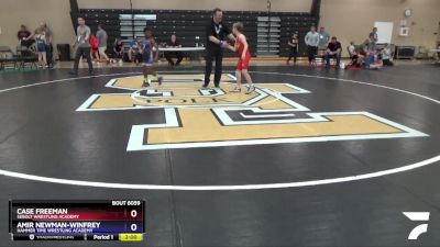 78 lbs Round 3 - Case Freeman, Sebolt Wrestling Academy vs Amir Newman-Winfrey, Hammer Time Wrestling Academy