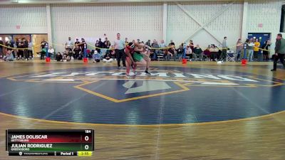 184 lbs Cons. Round 2 - James Doliscar, Gettysburg vs Julian Rodriguez, Greensboro