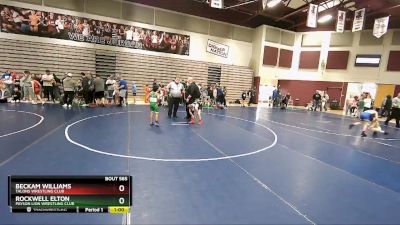 80 lbs 1st Place Match - Rockwell Elton, Payson Lion Wrestling Club vs Beckam Williams, Talons Wrestling Club