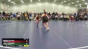 115 lbs Round 4 (6 Team) - Trey Schneider, Wyoming Brown vs Briggs Collins, Iowa Red