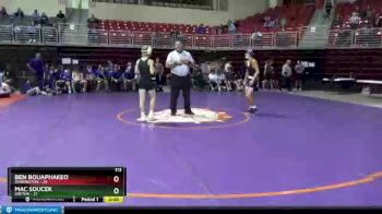 113 lbs Round 7 (8 Team) - Mac Soucek, Gretna vs Ben Bouaphakeo, Bennington