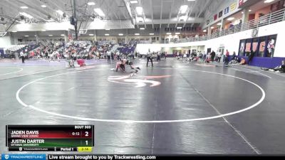 285 lbs Cons. Round 4 - Justin Darter, Ottawa University vs Jaden Davis, Grand View (Iowa)