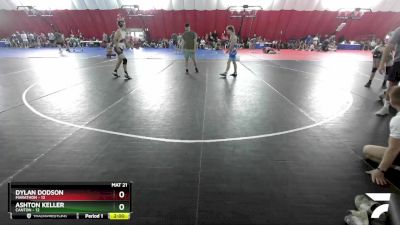 132 lbs Round 3 (16 Team) - Ashton Keller, Canton vs Dylan Dodson, Marathon