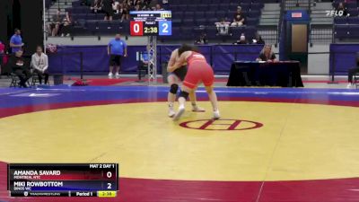 65 kg Round 2 - Amanda Savard, Montreal NTC vs Miki Rowbottom, Dinos WC