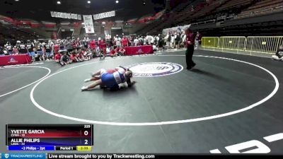 225 lbs Round 3 (16 Team) - Yvette Garcia, CVWA vs Allie Philips, LAWA